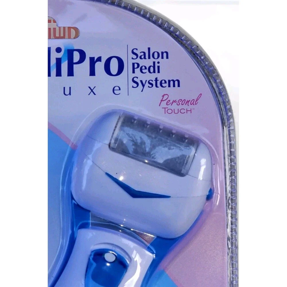 PediPro Deluxe Salon Pedi System. Personal Touch Electronic Foot File BLUE NEW